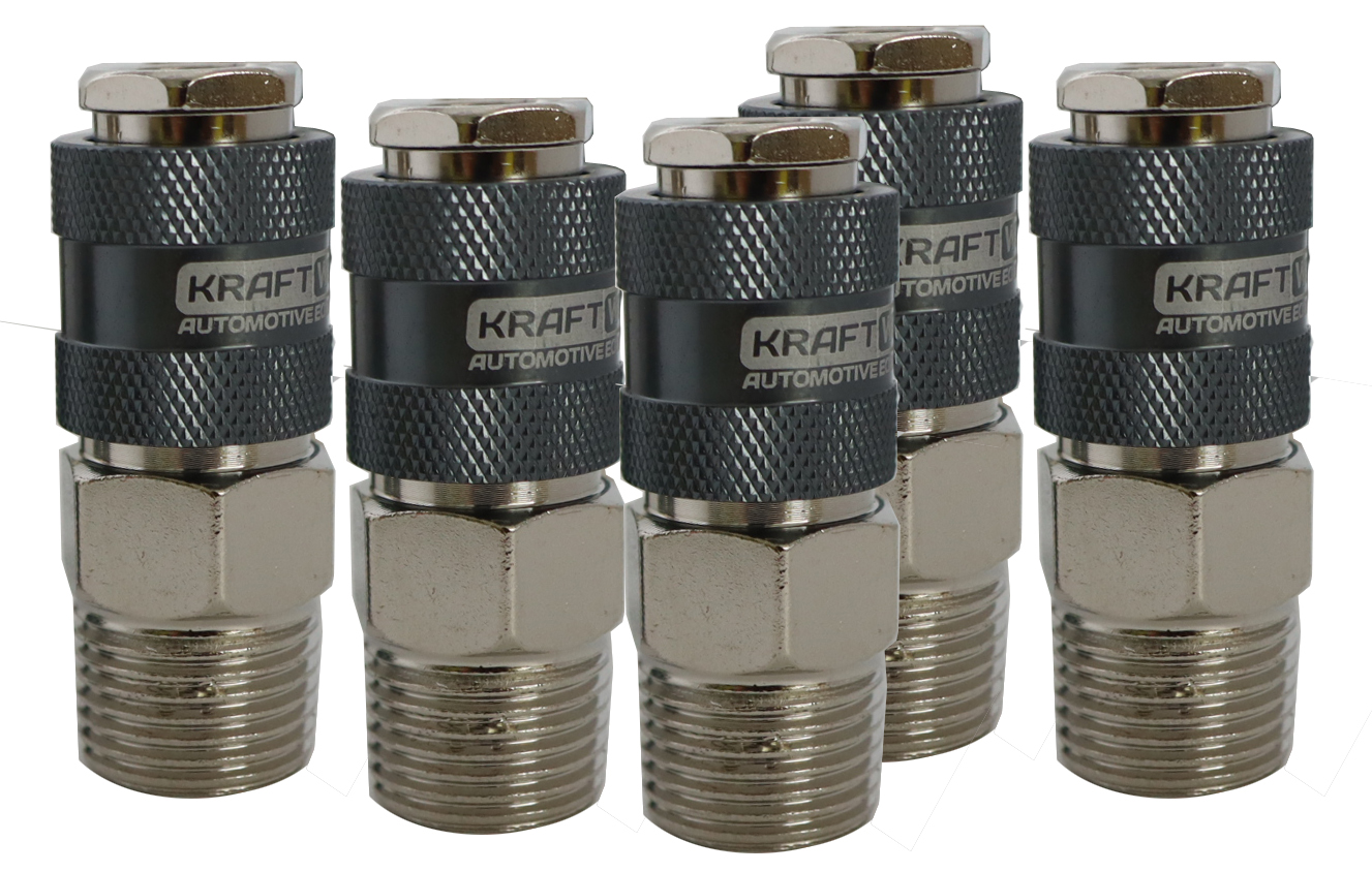 KraftWell KRW-QC12FM-5 БРС "мама", резьба M1/2", 5 шт