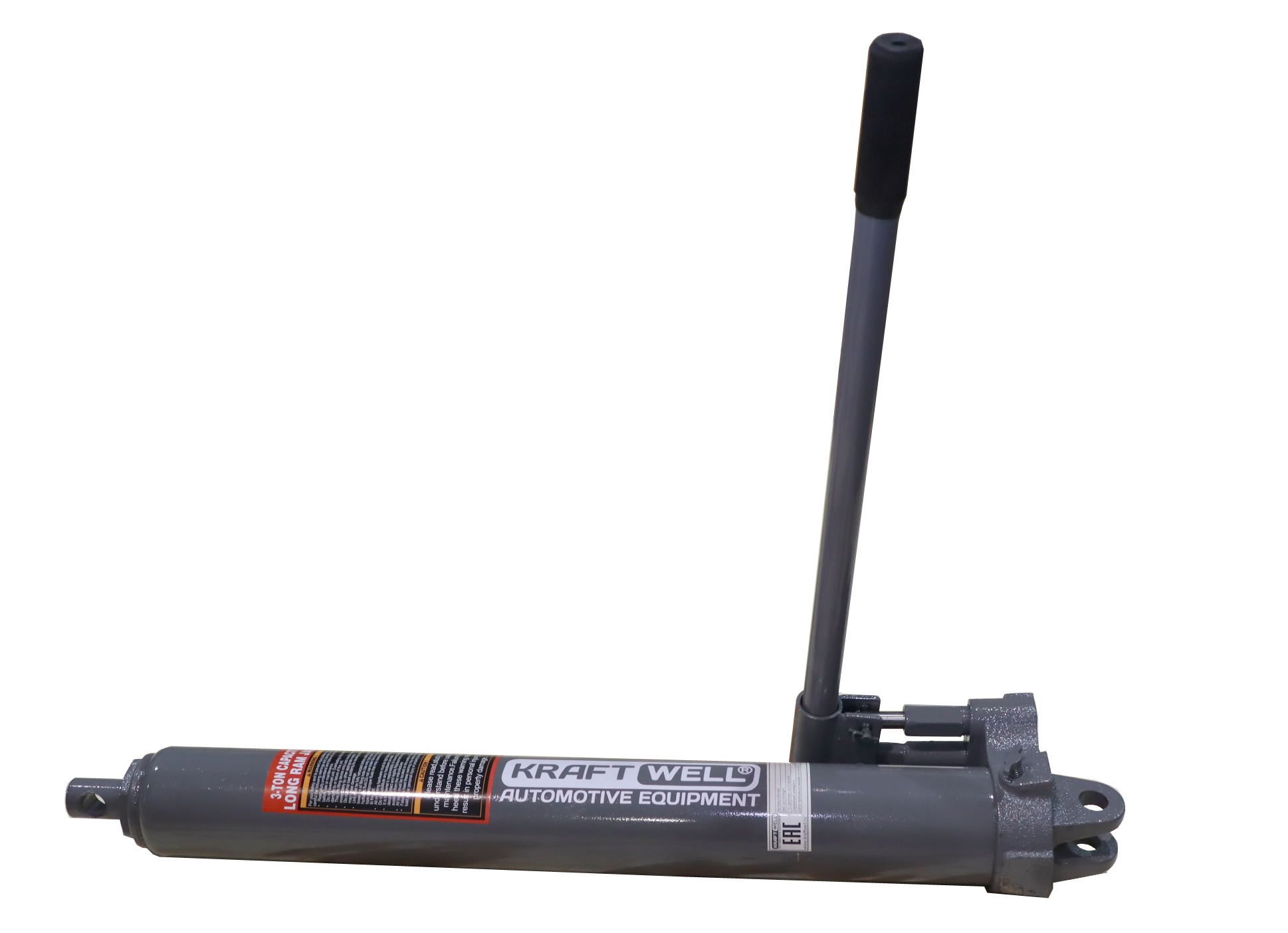 KraftWell KRWC1DCYL Цилиндр гидравлический с двухтактным насосом 3  т