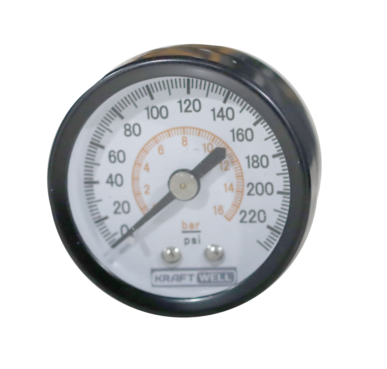 KraftWell KRW-DFC14 Фильтр-влагоотделитель с редуктором и лубрикатором, 1/4", до 16 бар серия PRO