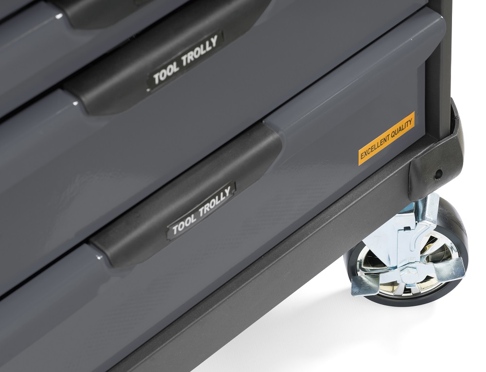 KraftWell KRW-T7D Тележка профессиональная с 7 ящиками, БЕЗ ИНСТРУМЕНТА