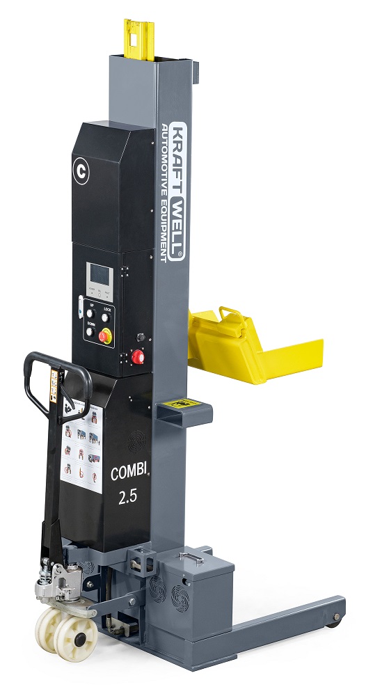 KraftWell COMBI2.5 Колонны подкатные г/п 4х2,5 т. электрогидравлические беспроводные