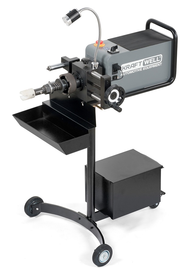 KraftWell KRW802D Станок для проточки тормозных дисков со снятием и без