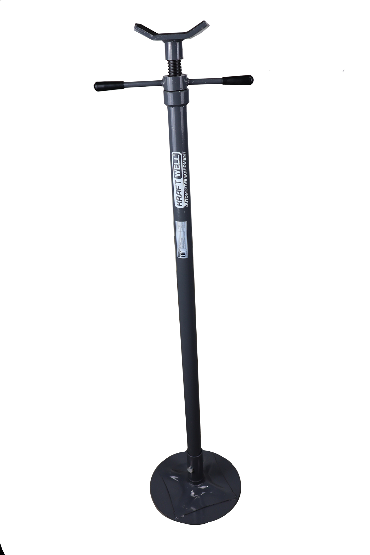KraftWell KRW-HJS075 Стойка опорная винтовая г/п 0,75 т., высота 1,35 - 2 м.