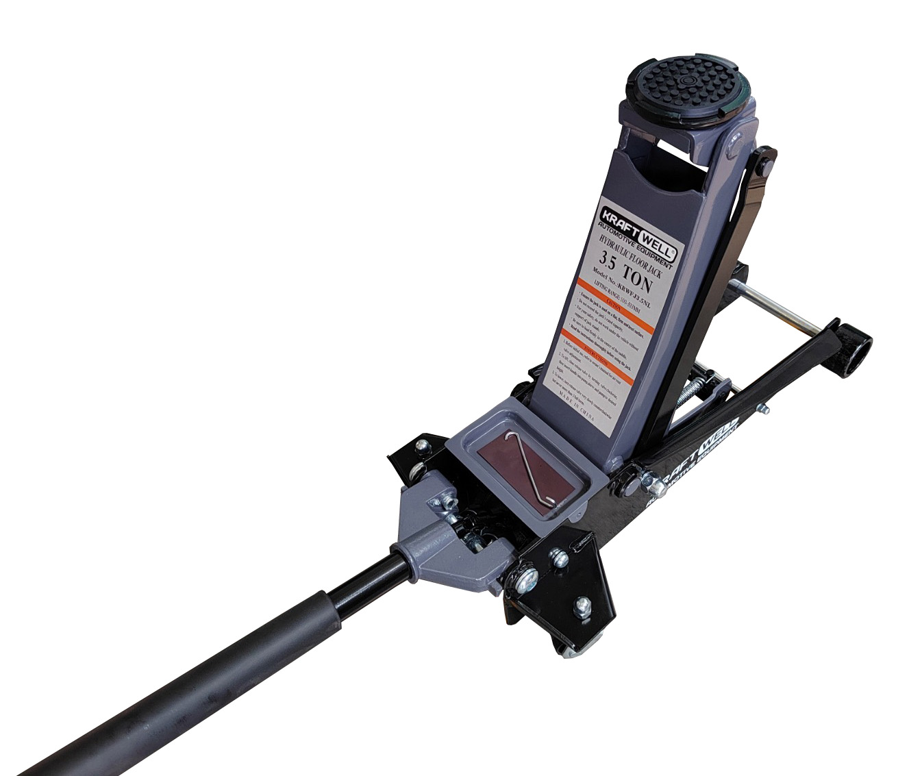 KraftWell KRWFJ3.5NL Домкрат низкопрофильный г/п 3,5 т.