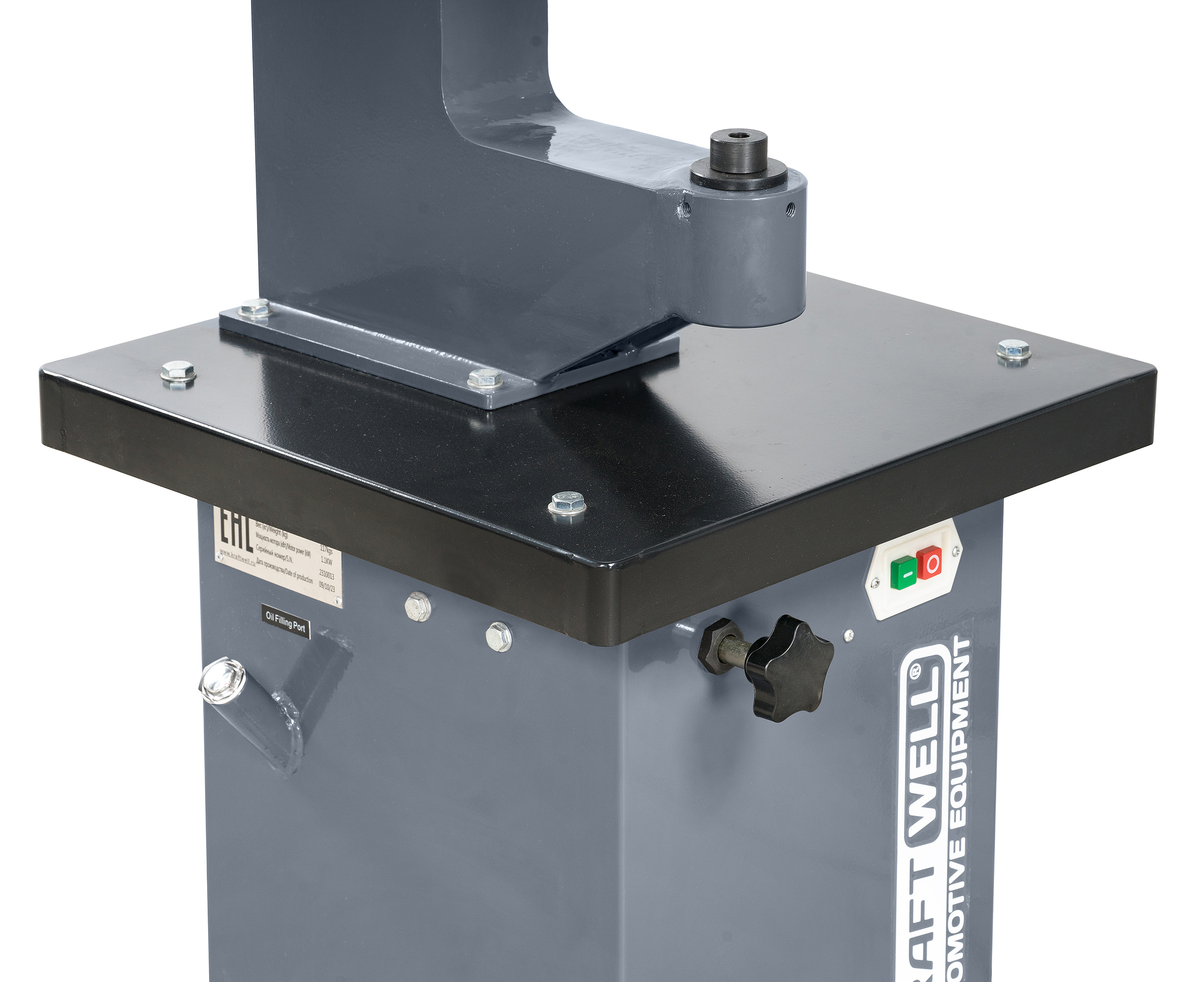 KraftWell KRW300E Станок для наклепки тормозных накладок (электро)