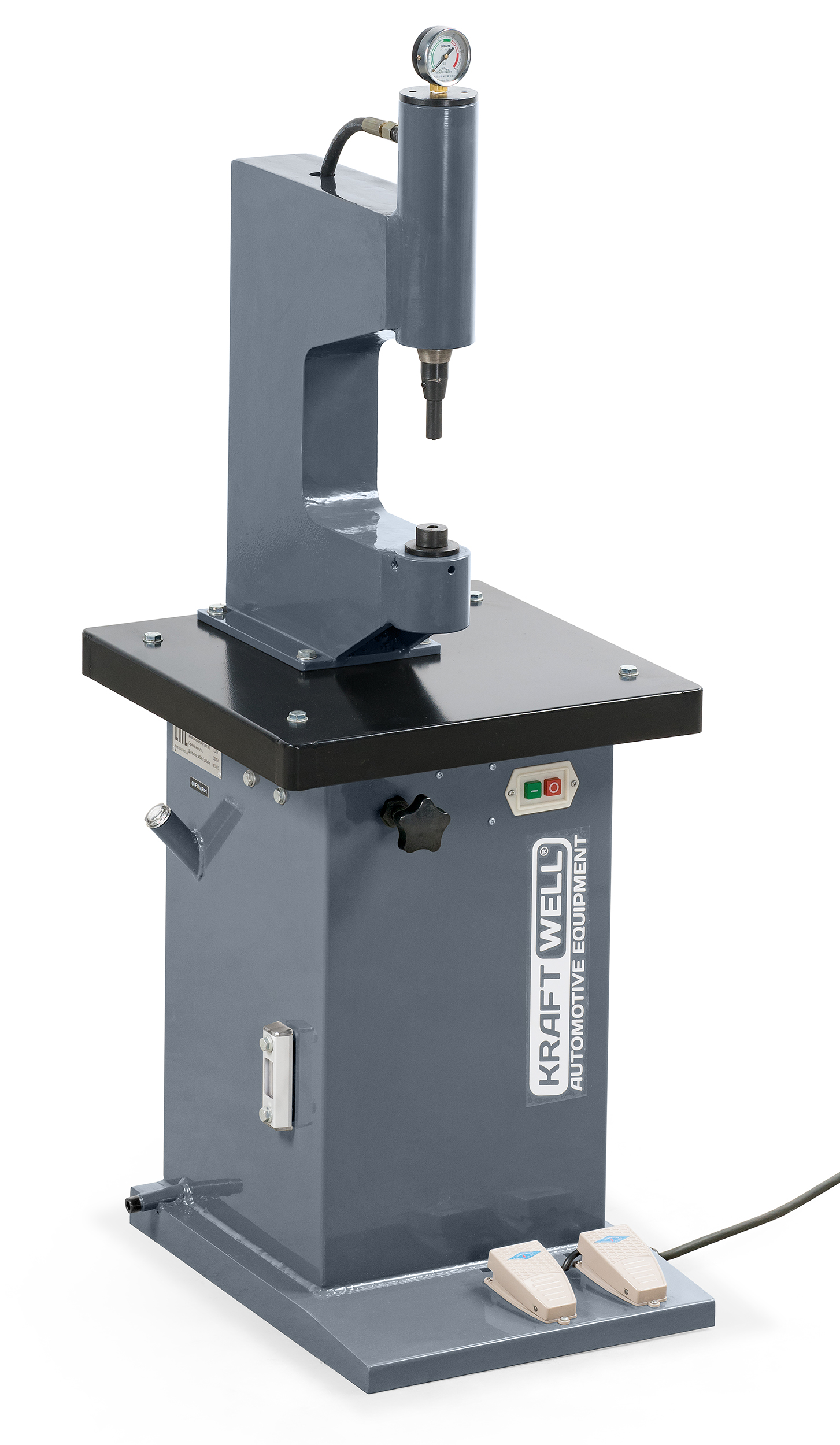 KraftWell KRW300E Станок для наклепки тормозных накладок (электро)
