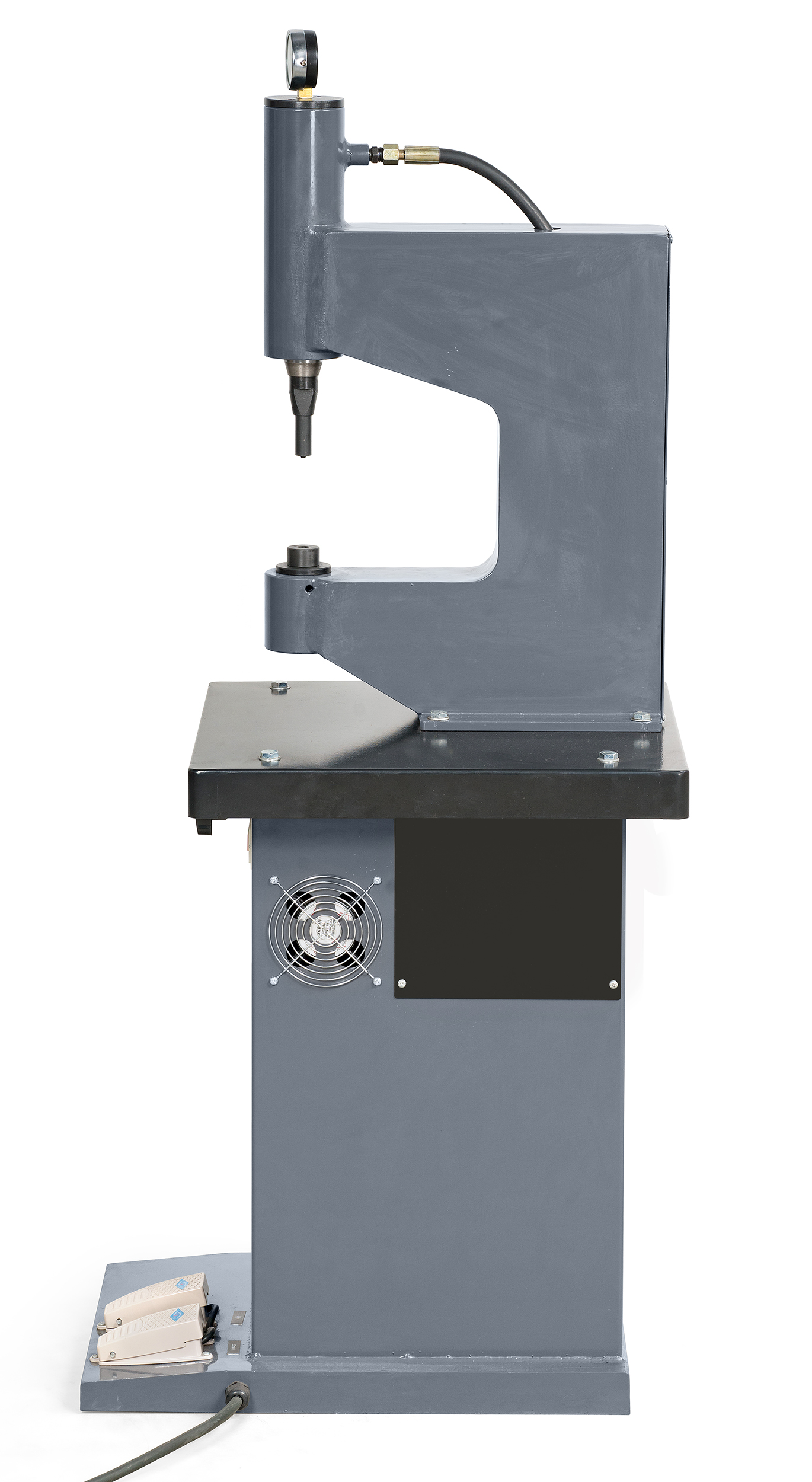 KraftWell KRW300E Станок для наклепки тормозных накладок (электро)