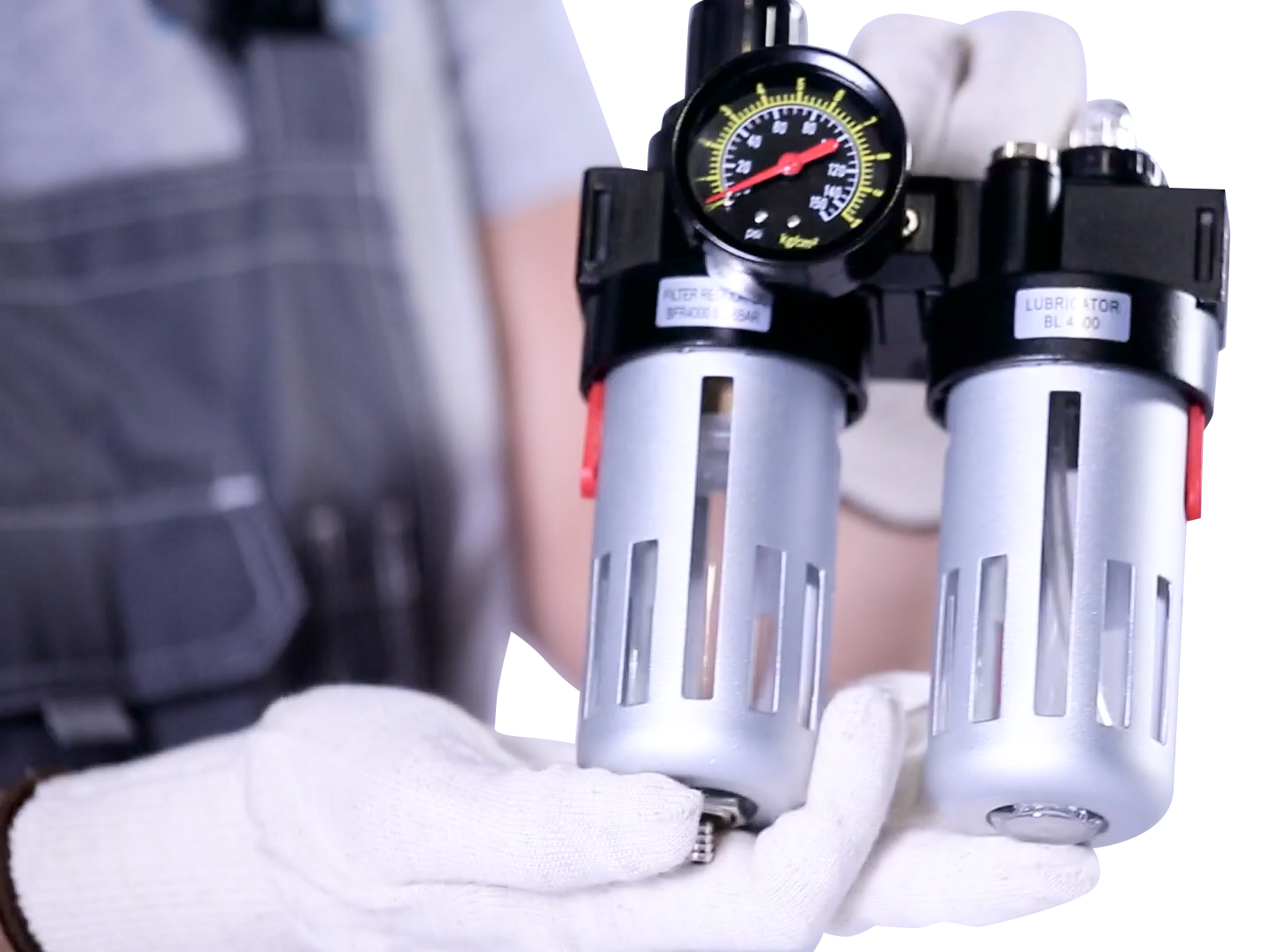 KraftWell KRW1771.2A38 Фильтр-редуктор-лубрикатор, 3/8"