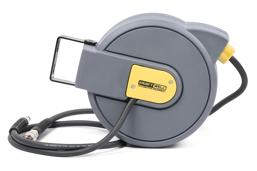 KraftWell KRW1731.C6 Катушка со шлангом 10 м.,8х12 мм., 20 бар