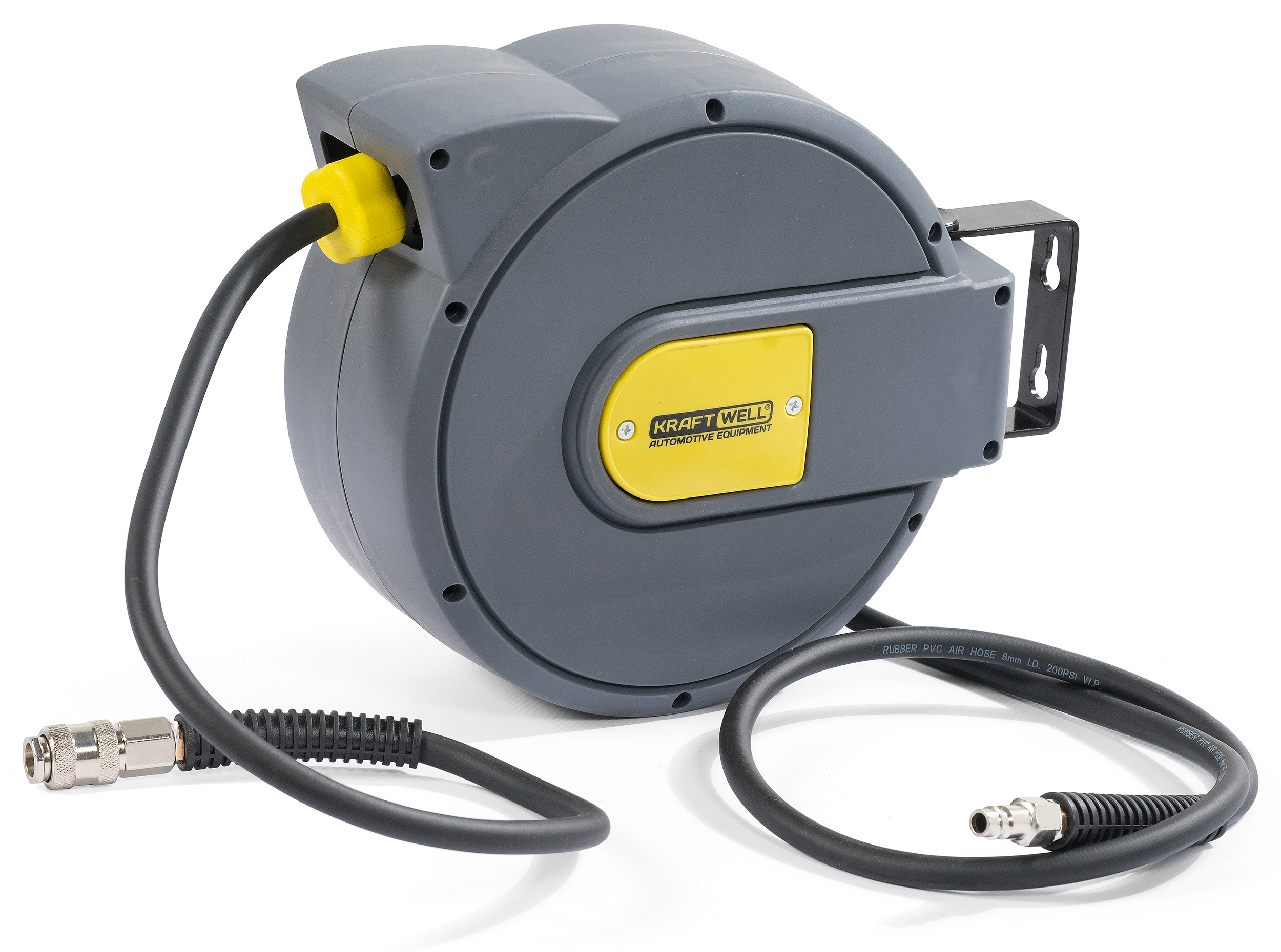 KraftWell KRW1731.C6 Катушка со шлангом 10 м.,8х12 мм., 20 бар
