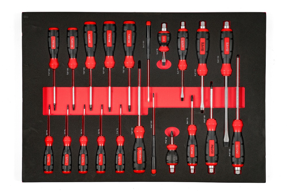 KraftWell KRW-TTB+SET277 Тележка профессиональная с 7 ящиками+ПОДАРОК инструмент 277 предметов