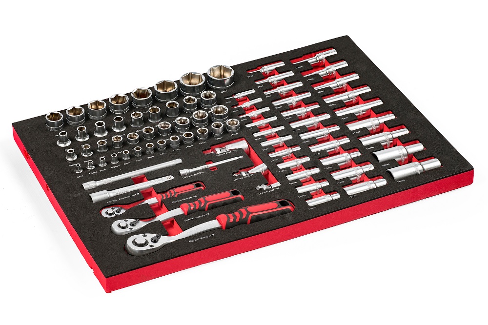 KraftWell KRW-TTB+SET277 Тележка профессиональная с 7 ящиками+ПОДАРОК инструмент 277 предметов