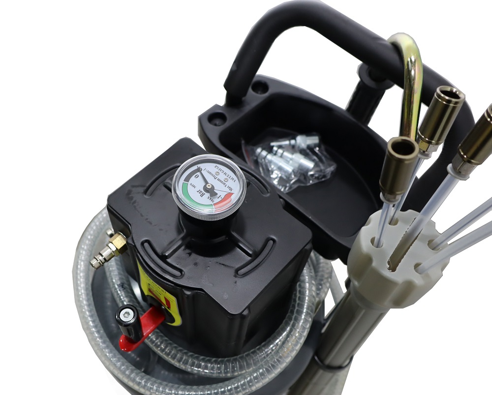 KraftWell KRW1837 Установка для откачки масла и антифриза, 30 л