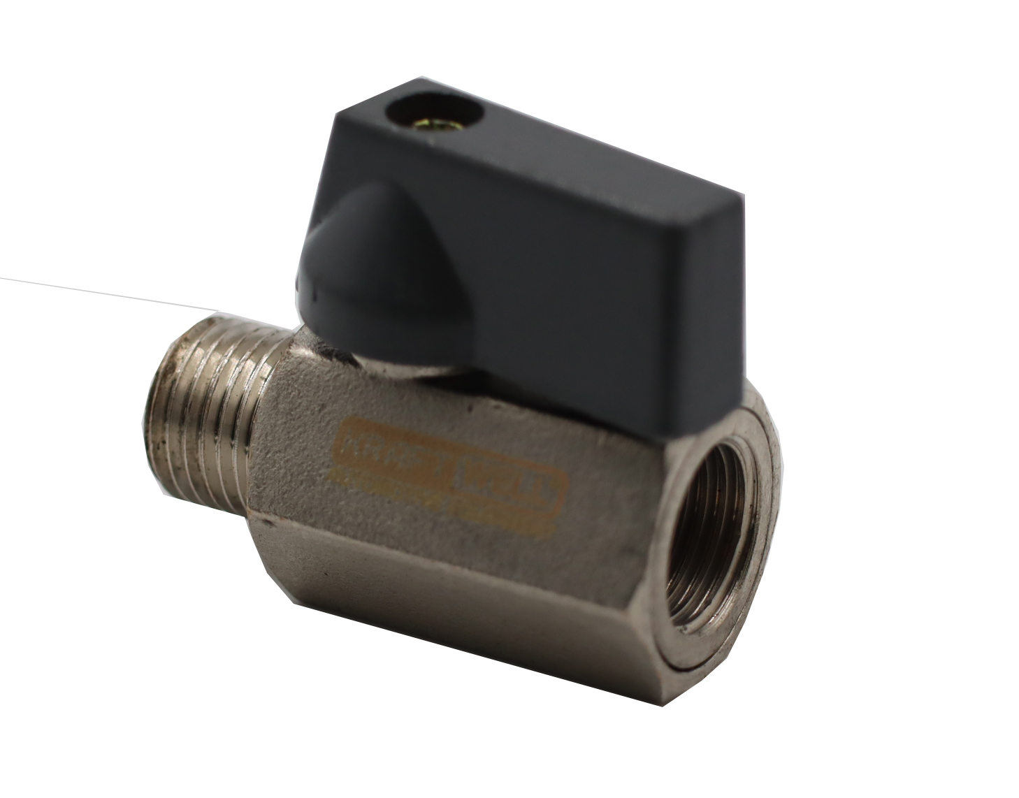 KraftWell KRW-BV14MF Вентиль шаровый M1/4" - F1/4", 1 шт