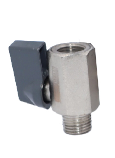 KraftWell KRW-BV14MF-10 Вентиль шаровый M1/4" - F1/4", 10 шт