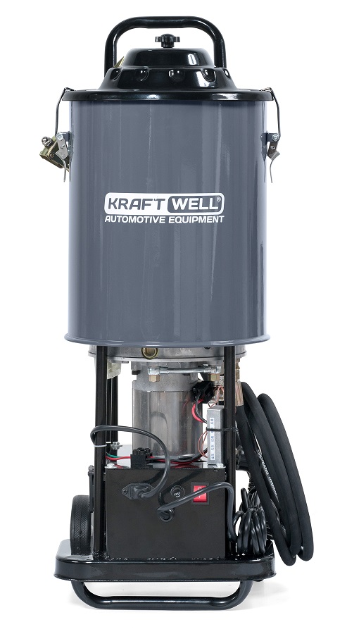 KraftWell KRW1798.EN Нагнетатель солидола с электроприводом, 220В, 20 л.
